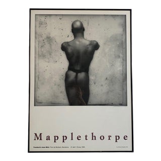 1990s Robert Mapplethorpe Exhibition Poster, Framed For Sale