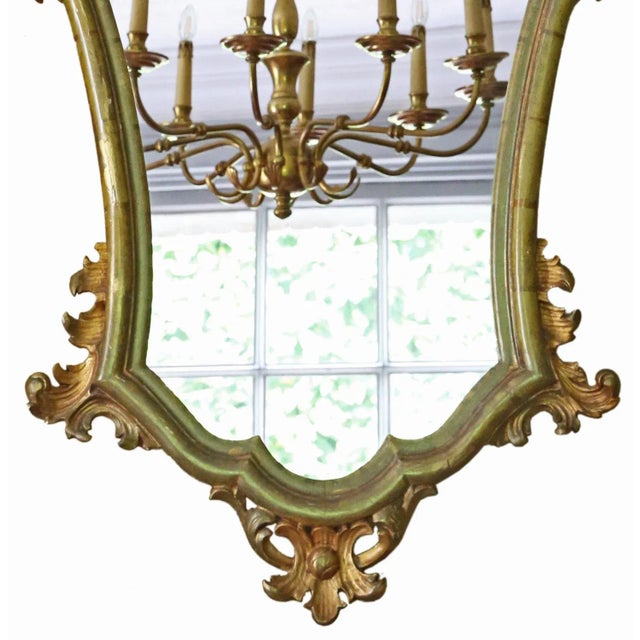 Gilt Wood Overmantle Wall Mirror, 1890s For Sale - Image 3 of 5