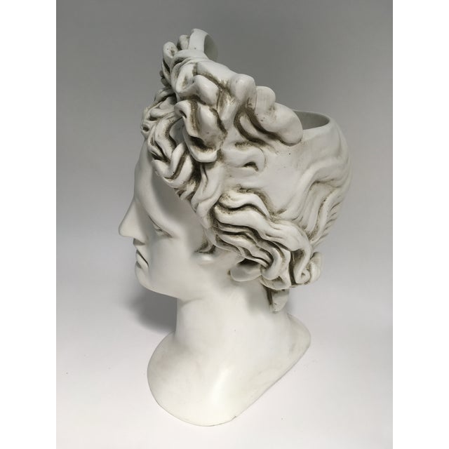 Greek Bust Head Planter Chairish