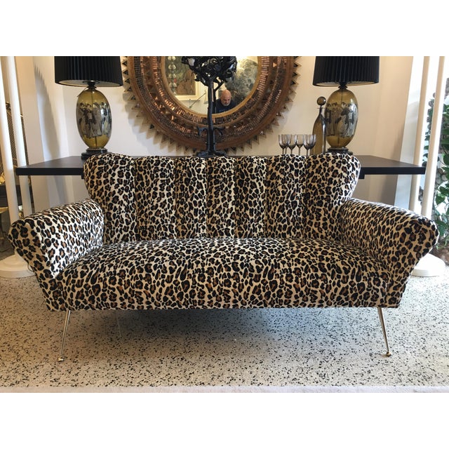 1950s Midcentury Italian Sofa Original from the 1950s For Sale - Image 5 of 18