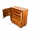 Brown Sculptural Atomic Style Mid-Century Modern 5-Drawer Highboy Dresser, C. 1960s For Sale - Image 8 of 9
