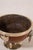 English 19th Century Lion Head Oak & Silver Plated Pedestal Bowl (c.1880) For Sale - Image 3 of 6