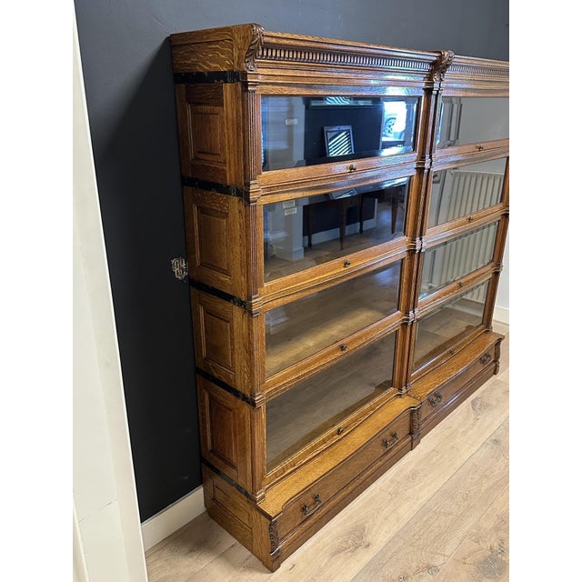 Stackable Display Bookcase from Globe Wernicke, 1890s, Set of 12 For Sale - Image 6 of 16