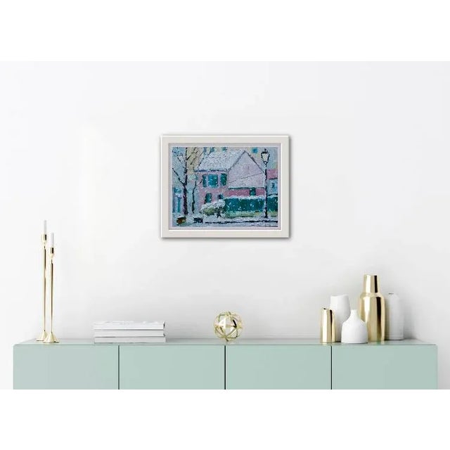2020s Winterscapes — Modern Impressionist Snowscape (Original Oil Painting) For Sale - Image 5 of 6