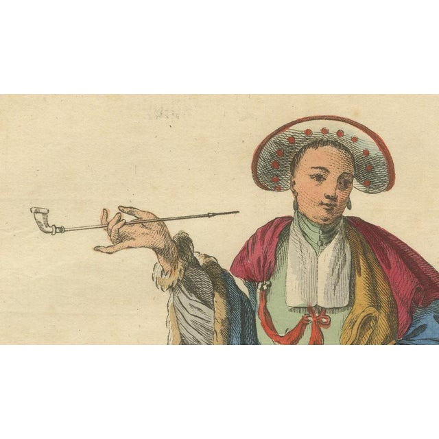 Jefferys, Lady in Chinese Tartary, 1749, Print For Sale - Image 4 of 10