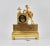 Traditional Vintage Empire Brass Mantel Clock For Sale - Image 3 of 5