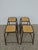 Industrial Vintage Industrial Stackable Bar Stools from Mullca, France, 1950s, Set of 4 For Sale - Image 3 of 18