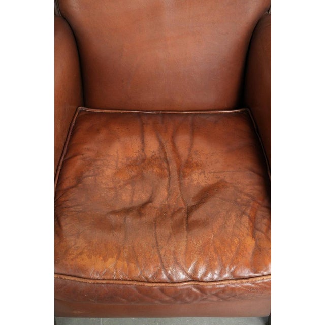 Club Chair in Sheepskin Leather For Sale - Image 6 of 14