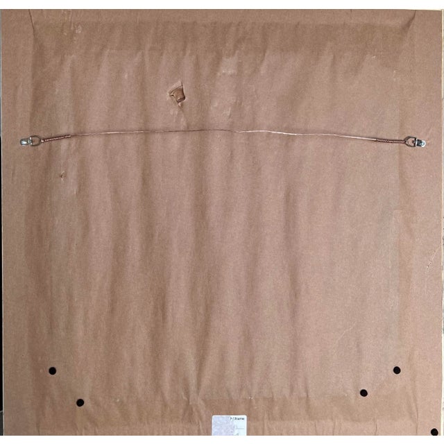 Red 'L Artiste' Contemporary Original Expressionist Portrait Painting, Framed For Sale - Image 8 of 8