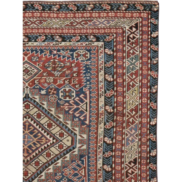 Tribal Galerie Shabab Collection Early 20th Century Caucasian Shirvan Rug For Sale - Image 3 of 10