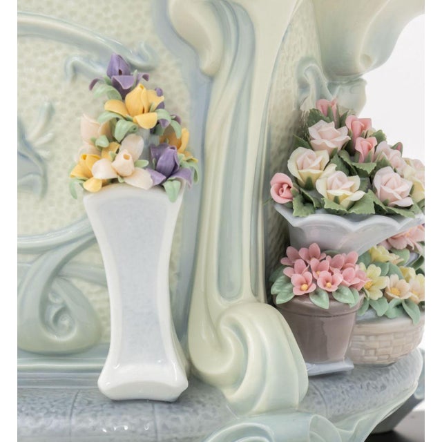 Lladro "Gazebo in Bloom" Porcelain Figurine For Sale - Image 12 of 18