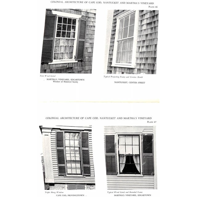 Traditional "Colonial Architecture of Cape Cod, Nantucket and Martha's Vineyard" 1932 Poor, Alfred Easton For Sale - Image 3 of 12