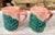 Ceramic Jessica Colebrooke Lyford Ceramic Mugs With a Lilly Pad Motif- Set of 2 For Sale - Image 7 of 12