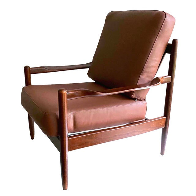 Danish Lounge Chairs in Teak and Leather from Magnus Olesen, Set of 2 For Sale - Image 11 of 18