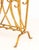 Hollywood Regency Mirrored Gilt Brass Side Table For Sale - Image 4 of 8