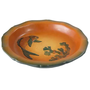 Vintage Art Nouveau Style Danish Ceramic Plate by Ipsen, 1920s