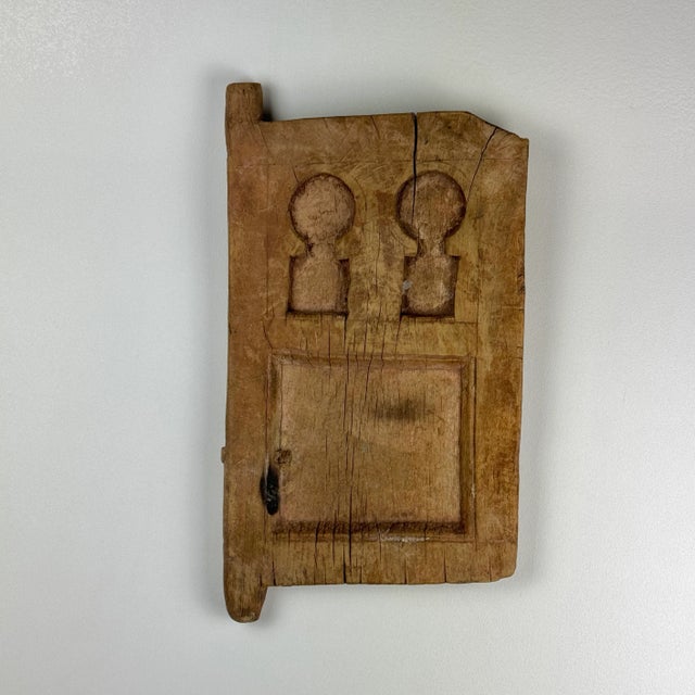 A magnificent antique wooden carved door. Use it to hang on a wall as a sculpture, or lean it on a mantel or shelf. A...