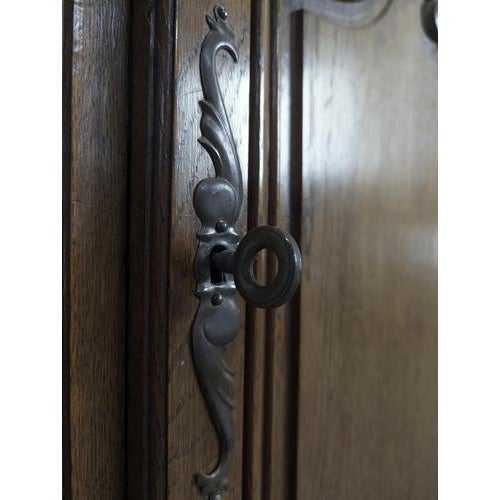 Wood Norman Jam Cupboard in Oak For Sale - Image 7 of 8
