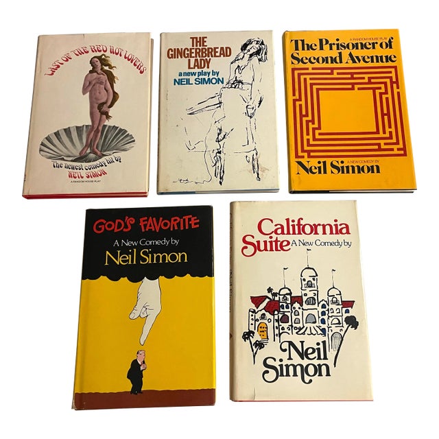 Vintage 1970s Neil Simon Playbooks - Set of 5 For Sale