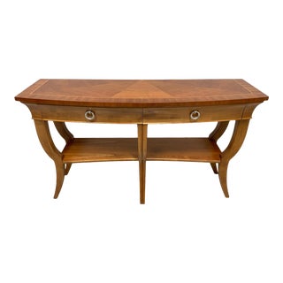 Hekman Cherry Contemporary Buffet / Console Table For Sale