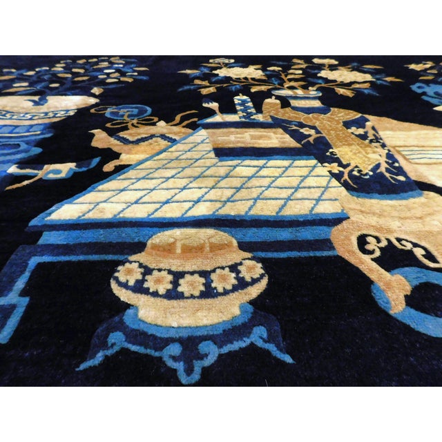 Chinese Vintage Chinese Rug. 5'x 8' For Sale - Image 3 of 12