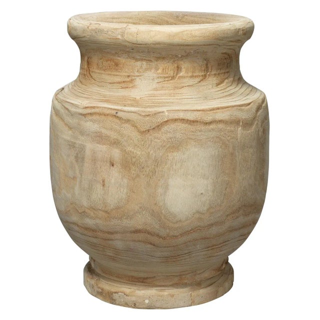 Wood Jamie Young Laguna Wooden Vase For Sale - Image 7 of 12