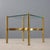 Brass Coffee Table with Glass Top, 1970s For Sale - Image 9 of 10