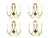 Ivory Metal and Brass Four-Light Wall Lamps, 1950s, Set of 4 For Sale - Image 18 of 18