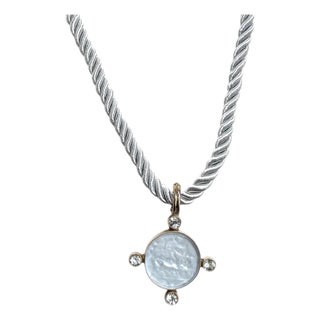 Nike Blue Cord Necklace For Sale