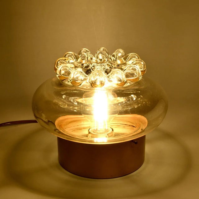 Gold Amber Glass Ceiling Lamp from RZB, 1970s For Sale - Image 8 of 13