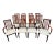 Vintage Danish Modern Rosewood Dining Chairs - Set of 12 For Sale