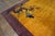 Fabulous Yellow Background and Purple Mauve Color Border With Animalistic Design Antique Chinese Art Deco Rug For Sale - Image 4 of 7