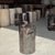 Small Side Table in Black Petrified Wood with Beige Streaks and Grey Sides, 1980s For Sale - Image 17 of 18