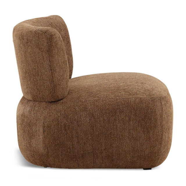 Contemporary Modern Hazelnut Contour Lounge Chair For Sale - Image 3 of 6