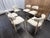 Restoration Hardware Arno Fabric Dining Chairs Complete Set of 6 | 4 Side Chairs & 2 Armchairs For Sale - Image 18 of 18