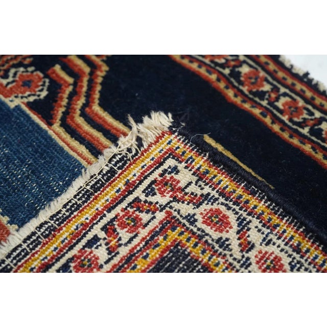 Textile Antique Senneh Rug 1'9'' x 2'10'' For Sale - Image 7 of 8
