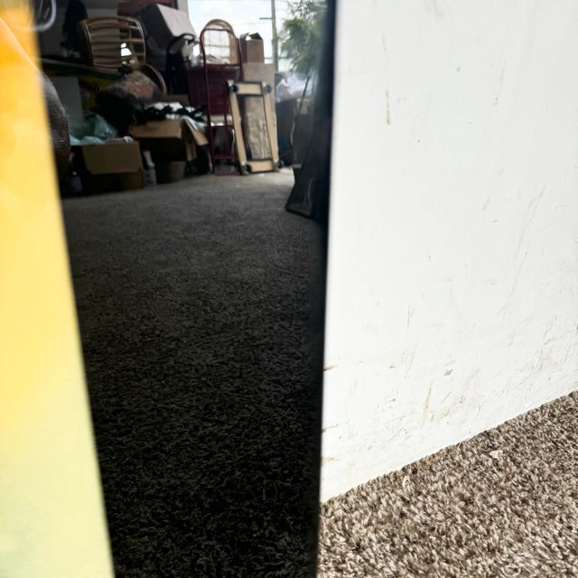 Black Vintage Postmodern Abstract Acrylic Resin by Peter Kitchell For Sale - Image 8 of 8