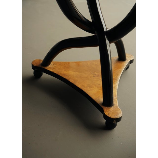 Italian Burl and Birch Wood Side Tables, 1950s, Set of 2 For Sale - Image 11 of 18