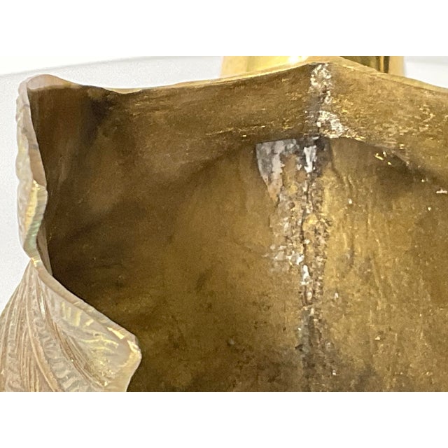 Vintage Brass Swan Planter For Sale In Houston - Image 6 of 12