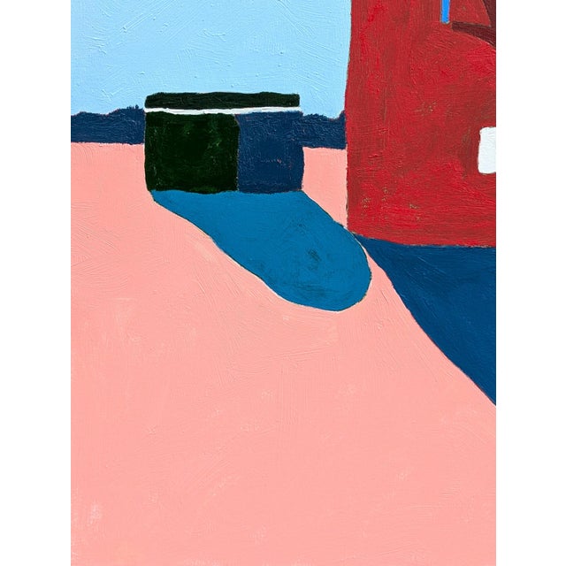 Jacob Spacek “American Rural, Cistern” Contemporary Colorful Pastoral Landscape Painting, 2024 For Sale - Image 9 of 12