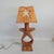 American Tramp Art American Folk Art Matchstick Table Lamp With Star Motif For Sale - Image 3 of 9
