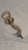 Traditional Late-20th-Century Indian Solid Brass Mermaid Bottle Opener With Velvet Pouch For Sale - Image 3 of 11