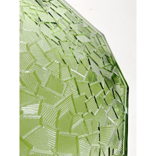 Glass Art Deco Glass Tray, France, 1940s For Sale - Image 7 of 10