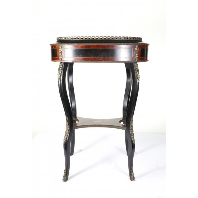 French Planter or Side Table in Aboyna with Inlay For Sale - Image 13 of 16