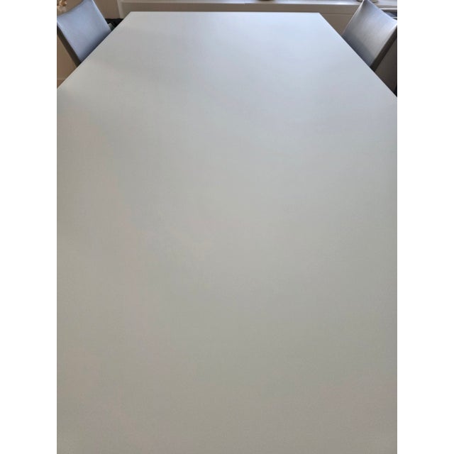 Glass Contemporary Italian Long Island Dining Table For Sale - Image 7 of 7