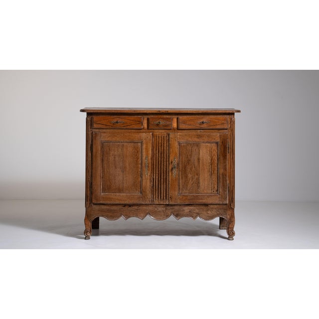 Louis XV Buffet in Original Patina, Rococo Style, France, Early 19th Century For Sale - Image 16 of 16