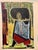 Oil Pastel and Gouache Painting, Figurative, Circa 1950s, 14x17 Nyc Artist For Sale In Dallas - Image 6 of 8
