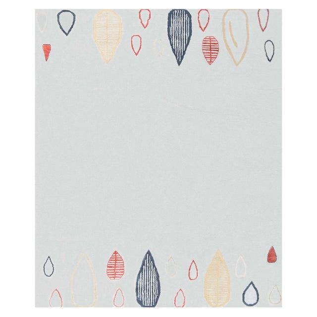 Modern Art Deco Inspired Hand Knotted Wool Rug by Doris Leslie Blau For Sale