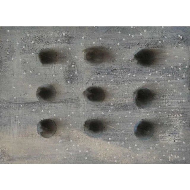 Contemporary Peter Rossiter Nine: Mixed Media Contemporary Painting by Peter Rossiter 2014 For Sale - Image 3 of 3