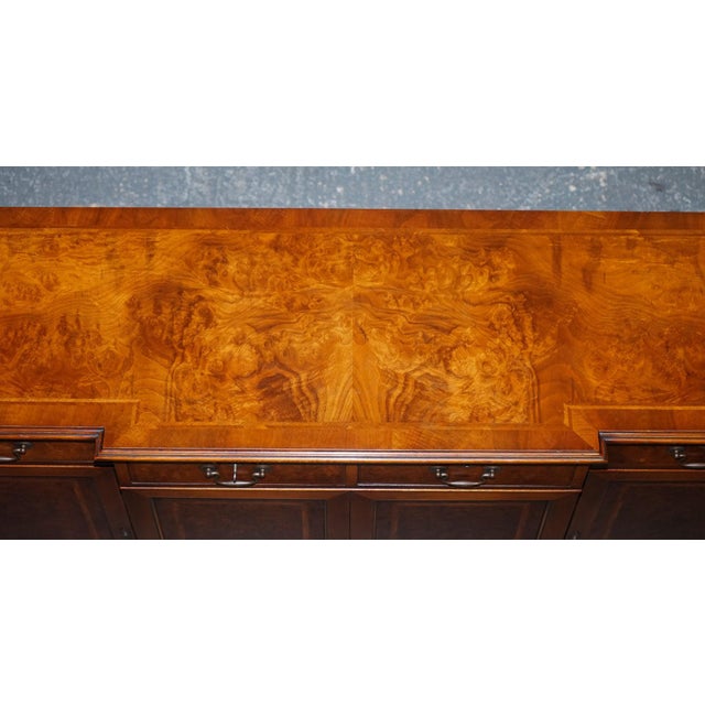 Antique Victorian Burr Walnut Sideboard by Jan Smith Brighton For Sale - Image 17 of 18